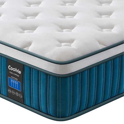"Coolvie Matratze in unterschiedlichen Größen – Matratze mit natürlicher Materialzusammensetzung"