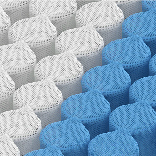 "Materialien: Coolviepunktgenaue Unterstützung Matratze aus „tonnenförmige“ Taschenfederkern-System "