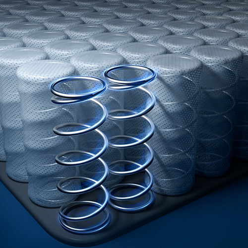 "Materialien: Coolviepunktgenaue Unterstützung Matratze mit Doppelte Kantenverstärkung "