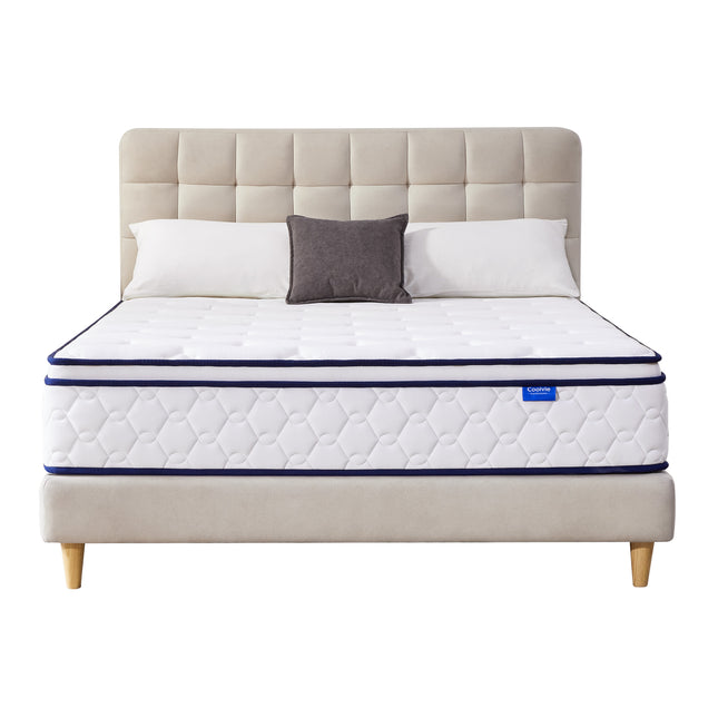 "Coolvie Taschenfederkern-Matratze,Präzise Unterstützung sieben Körperzonen"
